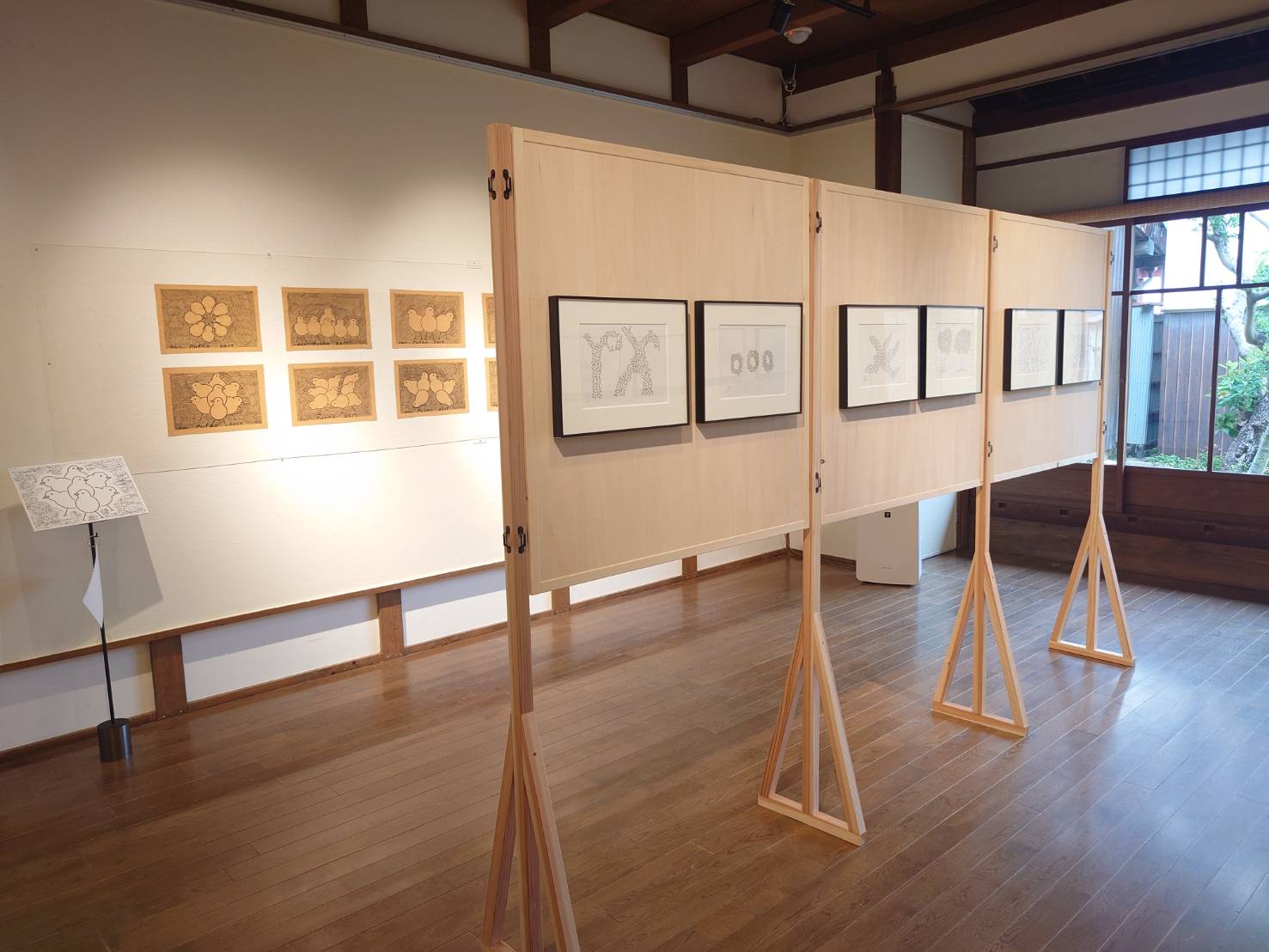 NO-MA企画展での作品たち