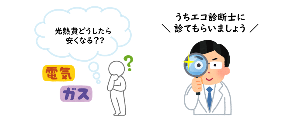 光熱費どうしたら安くなる?