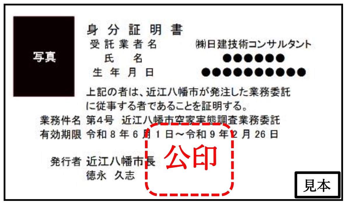 身分証明書の画像
