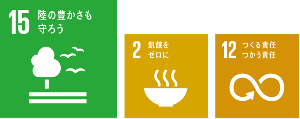 SDGsロゴ15、2、12