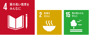 SDGsロゴ4、2、15
