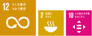 SDGsロゴ12、2、10