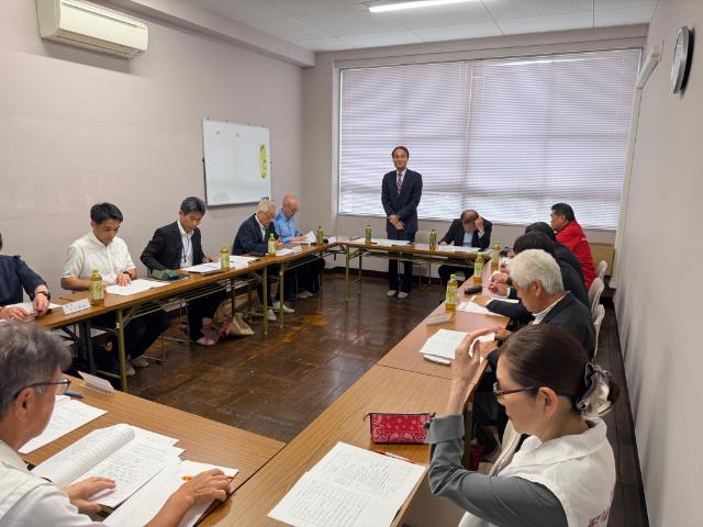 少年センター運営委員会であいさつする徳永市長