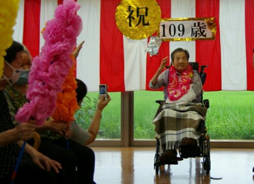 109歳のお誕生会写真