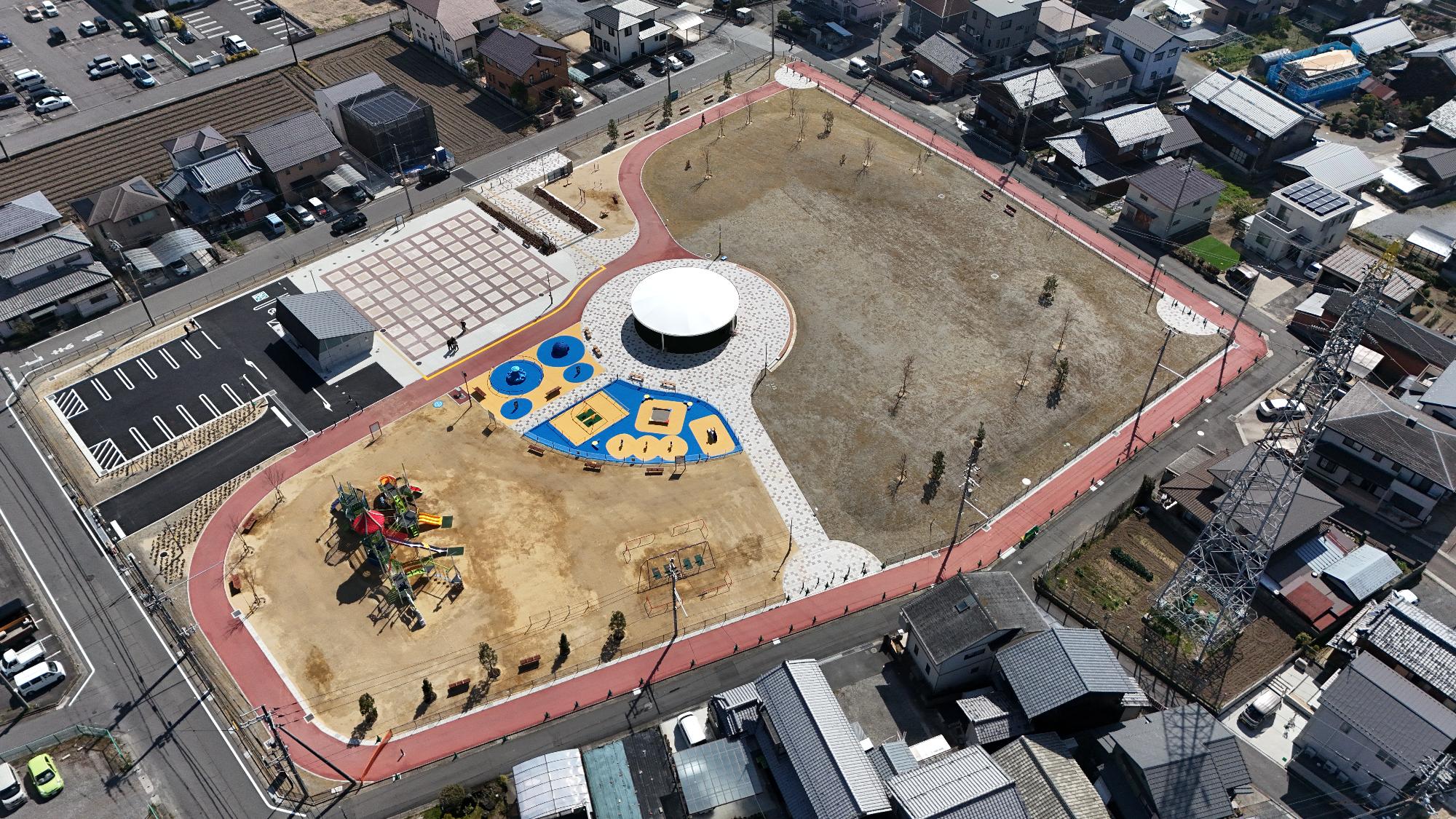 中村児童公園工事完了後の画像