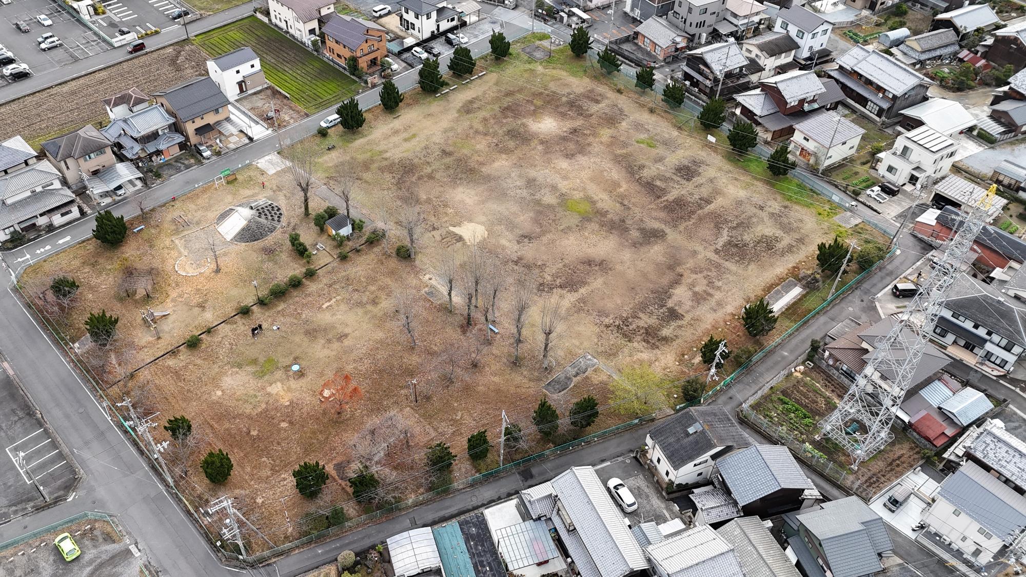 中村児童公園工事前の画像