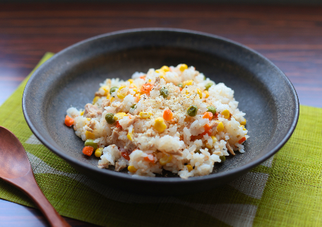 炊飯器で作る 簡単ベジピラフ