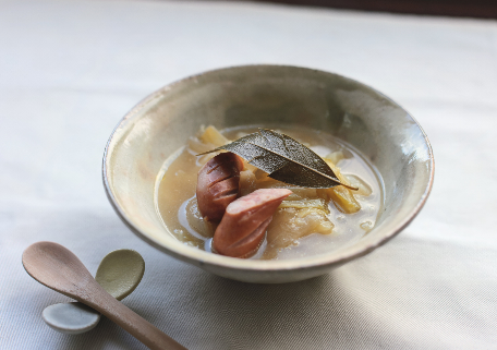 キャベツの塩こうじスープ